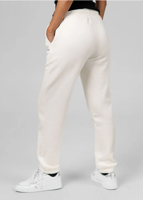 Damen oversize Jogginghose Tyrian - white