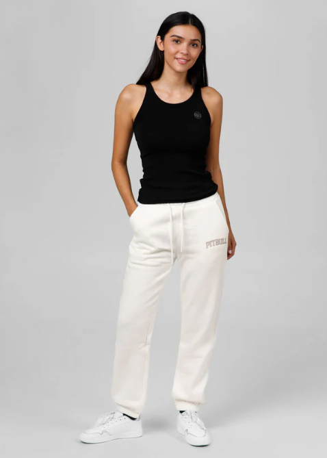 Damen oversize Jogginghose Tyrian - white
