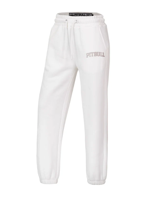 Damen oversize Jogginghose Tyrian - white