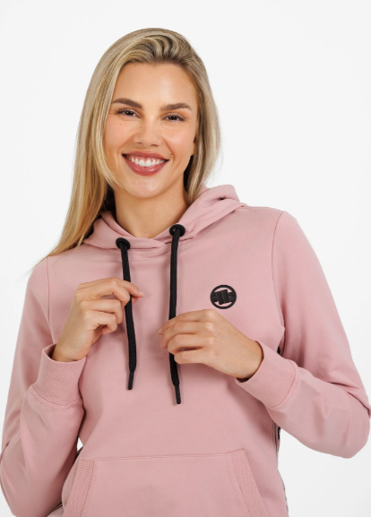 Frauen Hoodie French Terry La Canada - Rosa