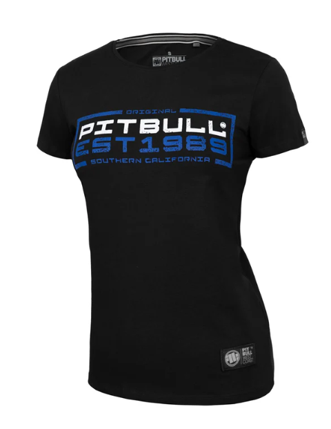 Frauen T-Shirt In Blue - Schwarz