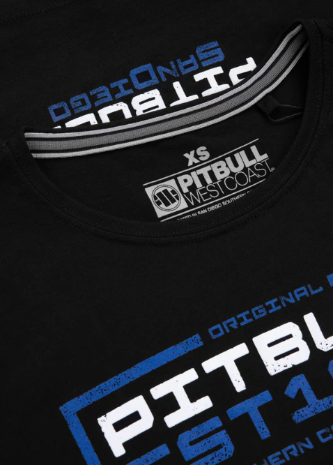 Frauen T-Shirt In Blue - Schwarz