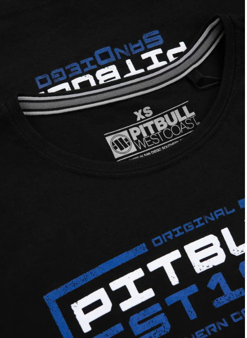 Frauen T-Shirt In Blue - Schwarz