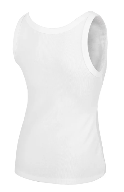 Damen Tanktop Rib LAYLA - Weiß