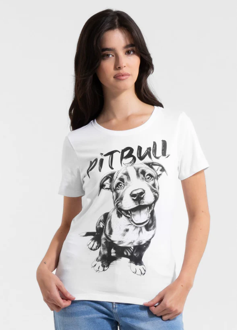 Damen T-Shirt PUPPY II - Weiß