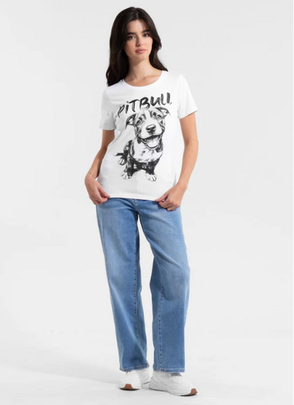 Damen T-Shirt PUPPY II - Weiß