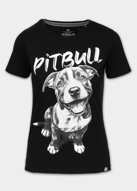Damen T-Shirt PUPPY II - Schwarz - XL