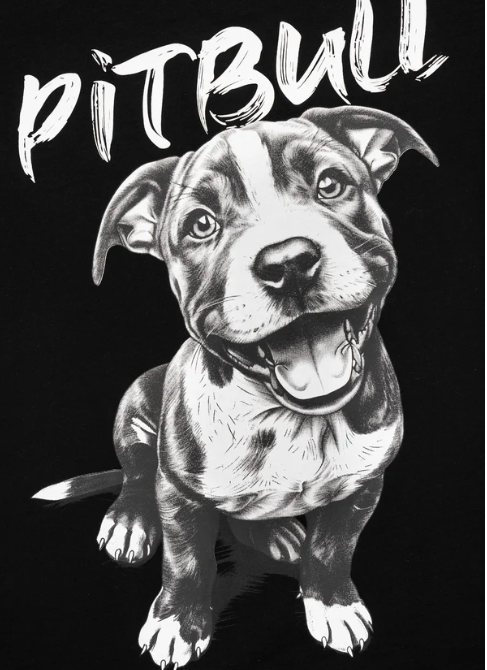 Damen T-Shirt PUPPY II - Schwarz - XL