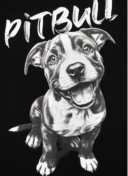 Damen T-Shirt PUPPY II - Schwarz - XL