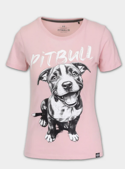 Damen T-Shirt PUPPY II - Rosa