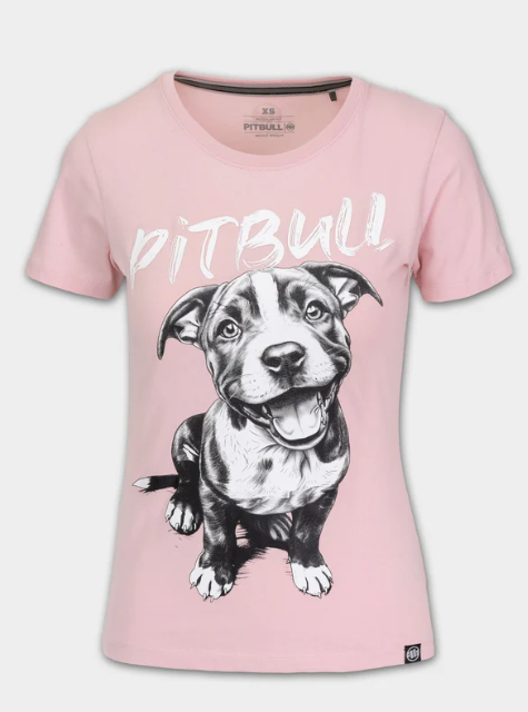 Damen T-Shirt PUPPY II - Rosa