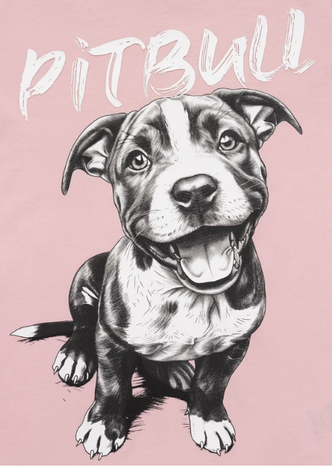 Damen T-Shirt PUPPY II - Rosa