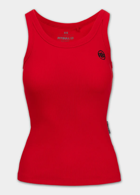 Damen Tanktop Rib LAYLA - Rot