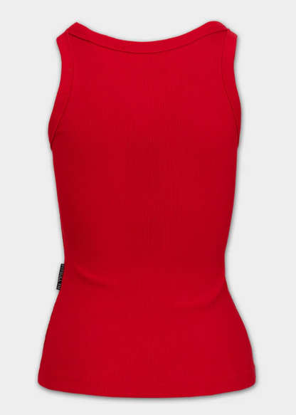 Damen Tanktop Rib LAYLA - Rot