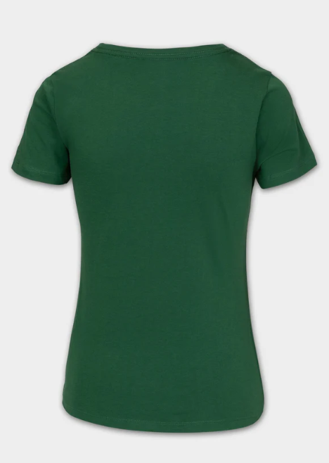 Damen T-Shirt SUNGLASSES DOG - Grün