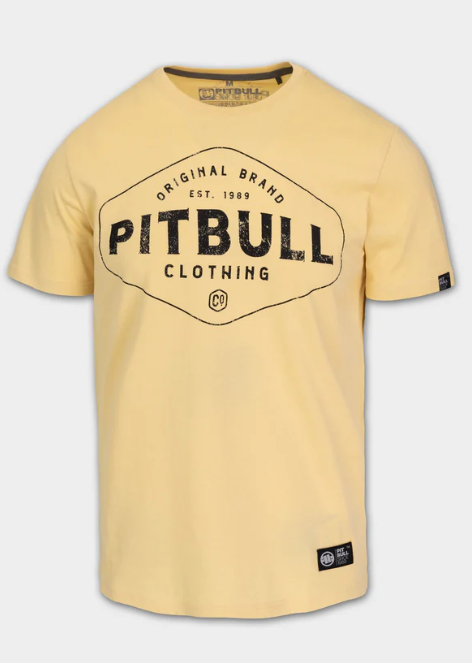 Herren T-Shirt Ultra Light PITBULL CO. - Gelb