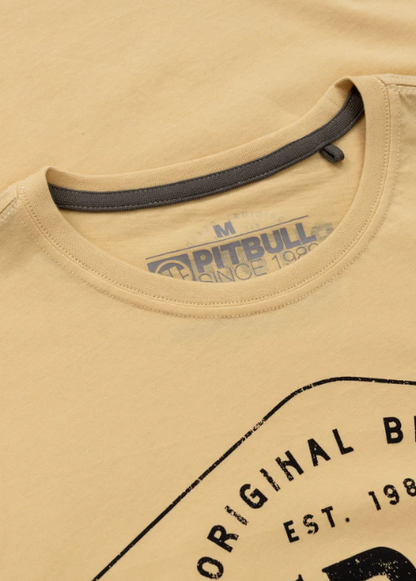 Herren T-Shirt Ultra Light PITBULL CO. - Gelb