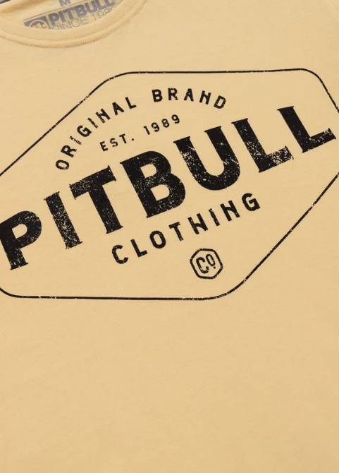 Herren T-Shirt Ultra Light PITBULL CO. - Gelb