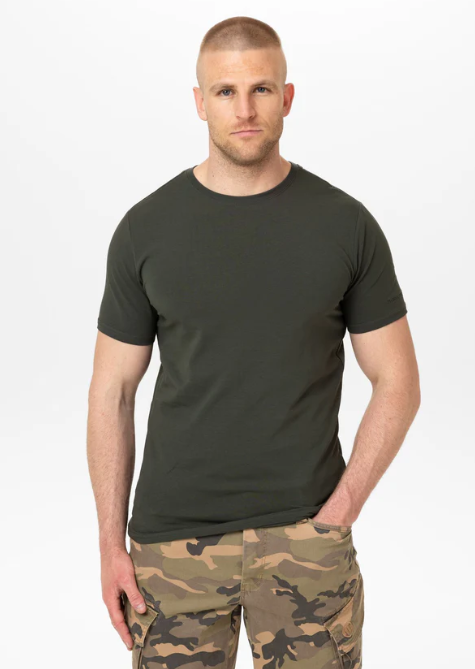 Herren T-Shirt Slim Fit MINIMAL - Grün