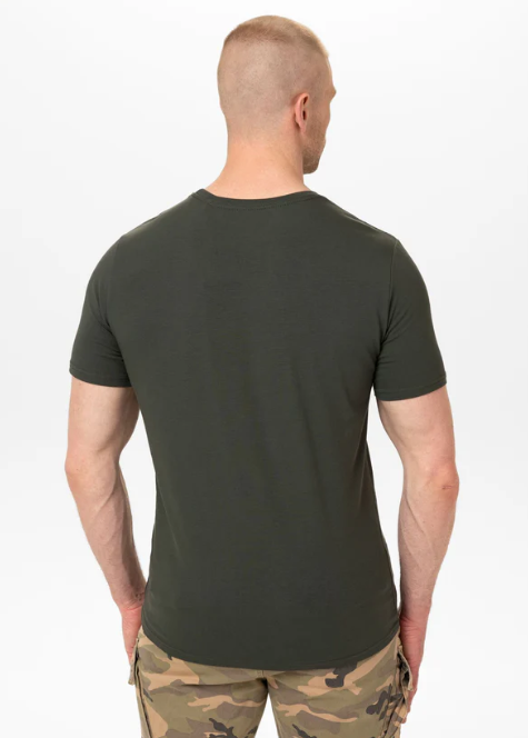 Herren T-Shirt Slim Fit MINIMAL - Grün