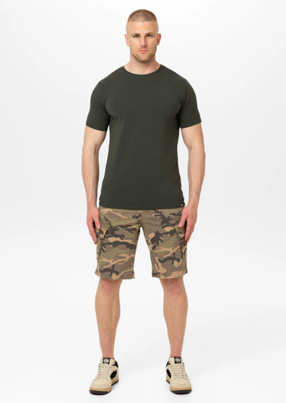 Herren T-Shirt Slim Fit MINIMAL - Grün