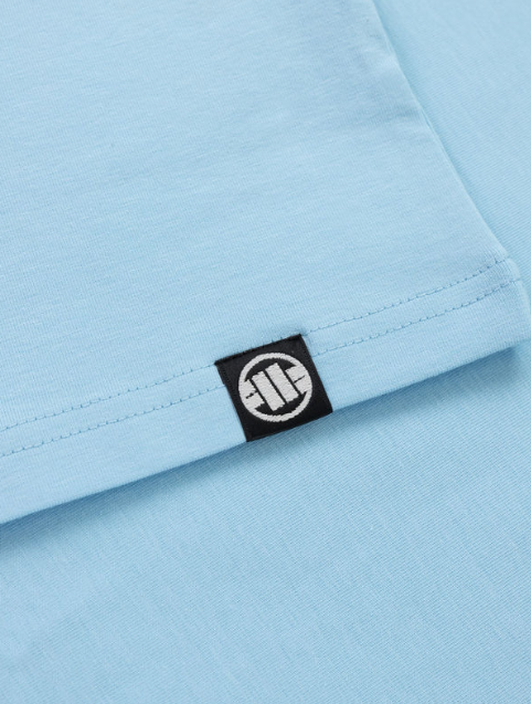 Herren T-Shirt Slim Fit MINIMAL - Hellblau