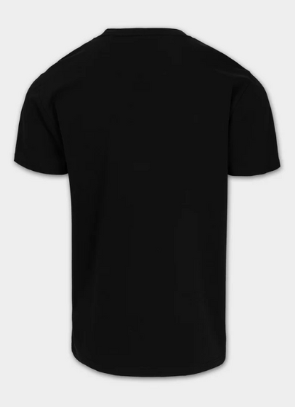 Herren T-Shirt Slim Fit USA CAL - Schwarz