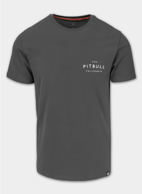 Herren T-Shirt Slim Fit USA CAL - Graphit