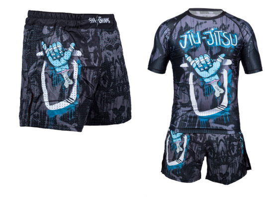 OKAMI Fight Shorts Hang Loose