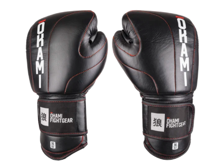 Okami fightgear Boxing Glove Air Tec Black