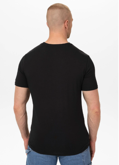PITBULL Herren Slim Fit T-Shirt - USA CAL - Schwarz