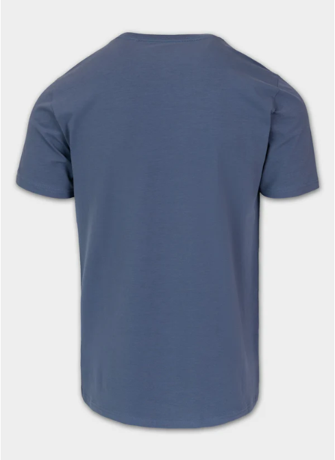 Herren T-Shirt Slim Fit USA CAL - Navy Jeans