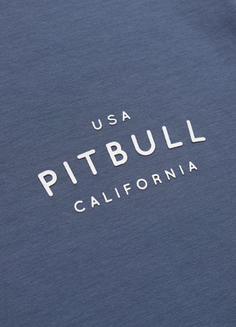 Herren T-Shirt Slim Fit USA CAL - Navy Jeans