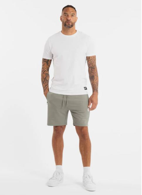 Herren Sweatshorts SMALL LOGO NUGGET - Dusty Salvia