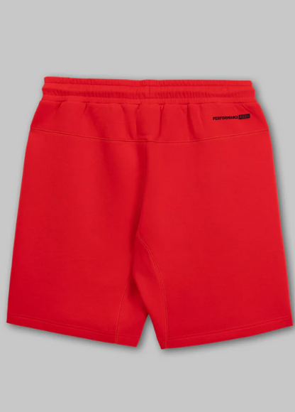 Herren Sweatshorts DOGWOOD POCKET - Fluo Rot