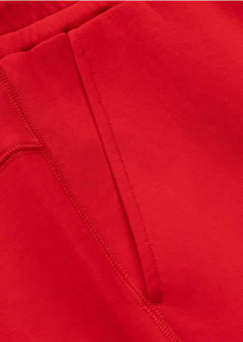 Herren Sweatshorts DOGWOOD POCKET - Fluo Rot