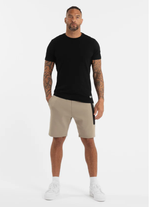 Herren Sweatshorts DOGWOOD POCKET - Dunkler Sand