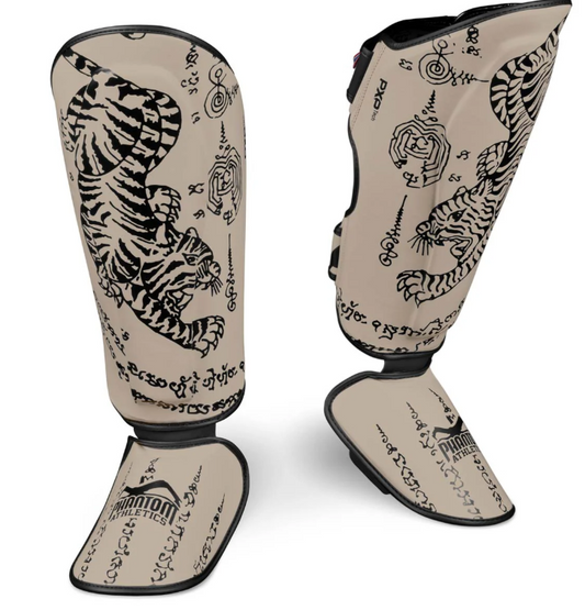 Schienbeinschutz Muay Thai - Sand