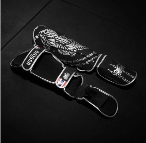 Schienbeinschutz Muay Thai - Limited Silver Edition