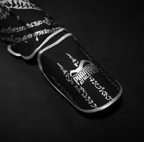 Schienbeinschutz Muay Thai - Limited Silver Edition