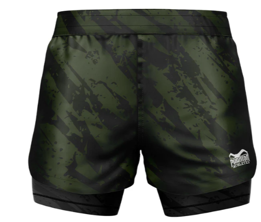 Fightshorts FUSION 2in1 Camo Tiger