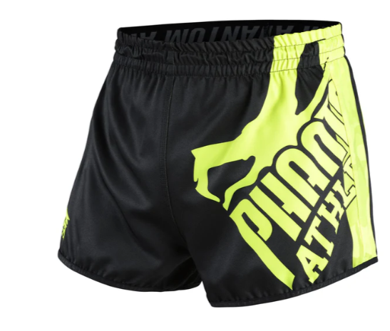 Fightshorts REVOLUTION - Schwarz/Neon