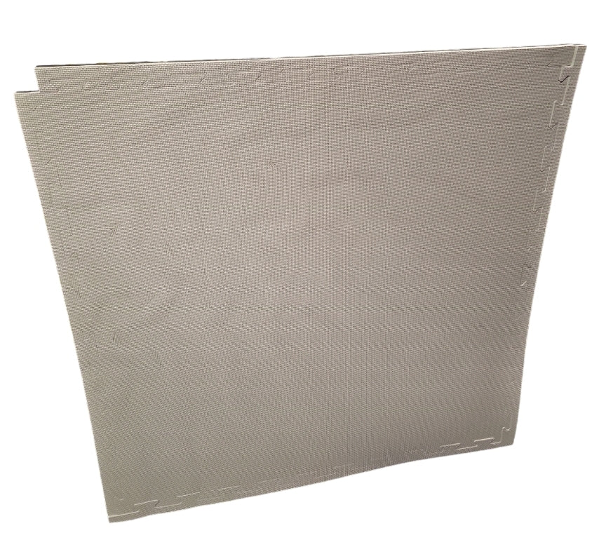 Puzzelmatte Hellgrau/schwarz 2cm