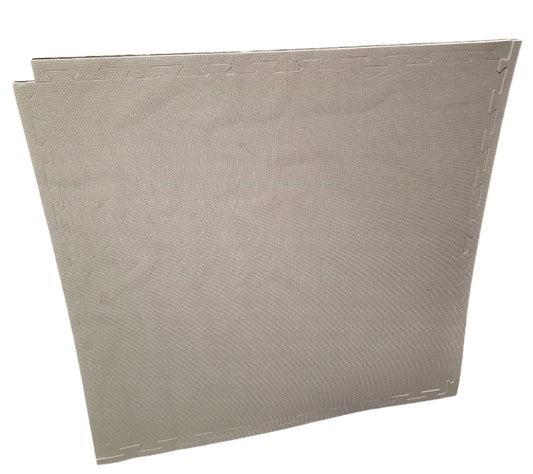 Puzzelmatte Hellgrau/schwarz 2cm