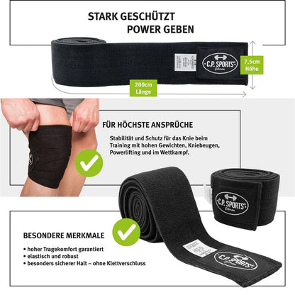 Profi Kniebandagen - 250cm - C.P. Sports - T25-3
