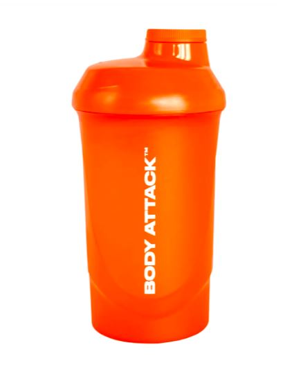 Protein Shaker 600ml Orange