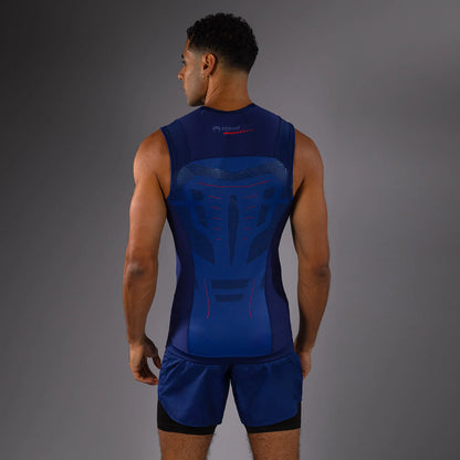 Venum Technical 3.0 Ärmelloses Rashguard - Nachtblau