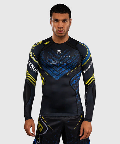 Venum x TEKKEN 8 Langarm Rashguard - King - Schwarz/Gelb