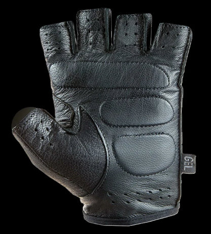 Fitness Handschuhe Echt Leder Premium mit Gel- extra soft- C.P. Sports - F7