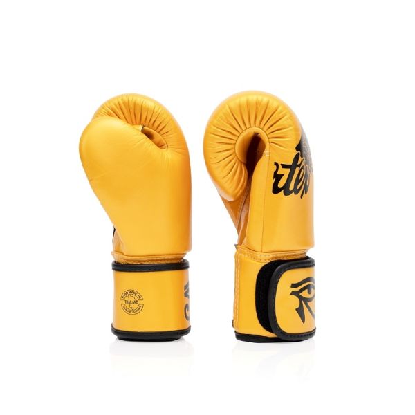 Fairtex (kick)bokshandschoenen Falcon Limited Edition  gold